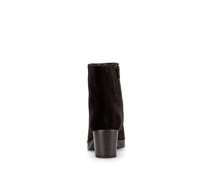 Gabor Damen  Plateau Stiefelette Schwarz - Rauleder