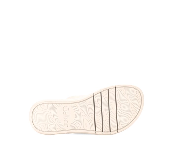 Gabor Damen  Pantolette Creme - Glattleder