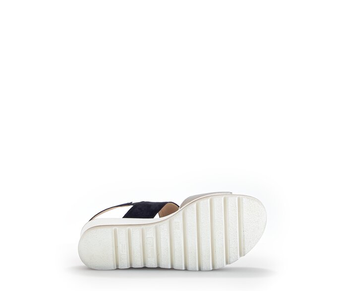 Gabor Damen  Keilsandalette Multicolour - Materialmix Leder