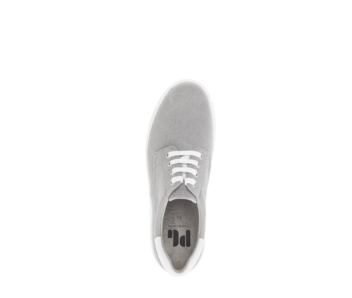 Pius Gabor Herren Sneaker Low Grau - Materialmix Leder/Textil