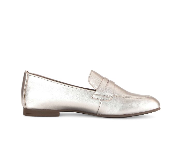 Gabor Damen  Slipper Gold - Effektleder
