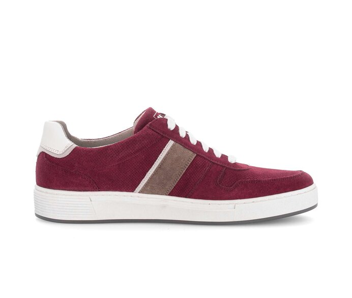 Pius Gabor Herren Sneaker Low Rot - Rauleder