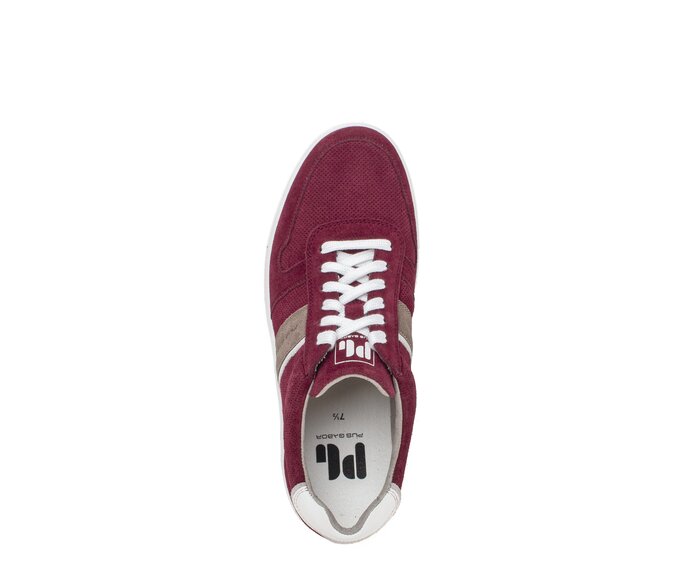 Pius Gabor Herren Sneaker Low Rot - Rauleder