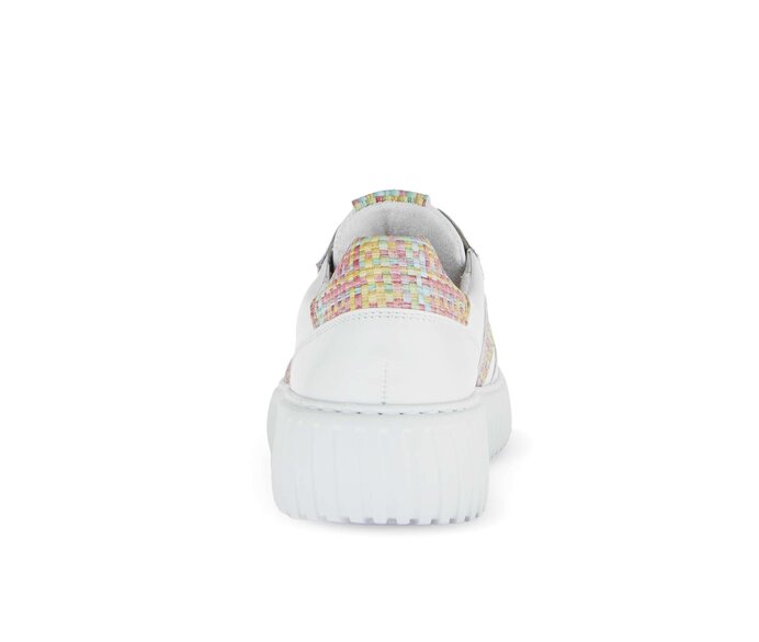 Gabor Damen  Sneaker Low Weiß - Materialmix Leder/Lederimitat