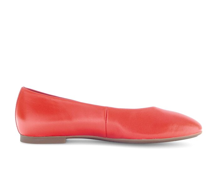 Gabor Damen  Eleganter Ballerina Rot - Glattleder