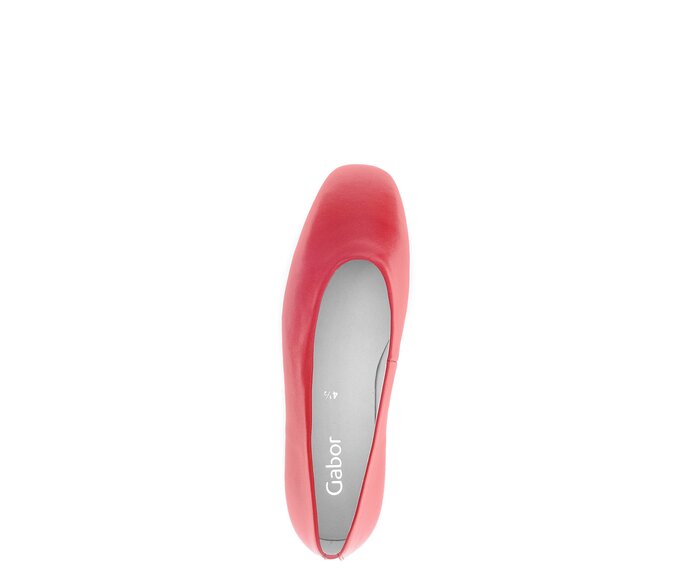 Gabor Damen  Eleganter Ballerina Rot - Glattleder