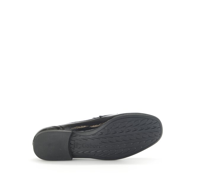 Gabor Damen  Slipper Schwarz - Lackleder