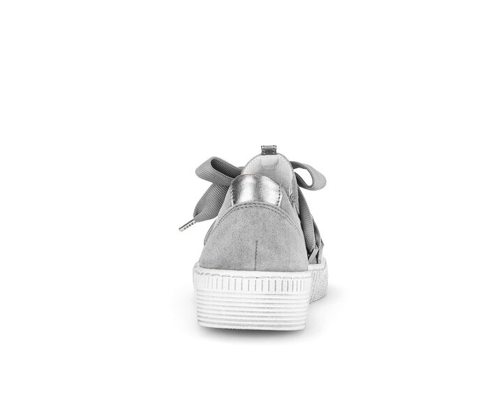 Gabor Damen  Sneaker Low Grau - Materialmix Leder
