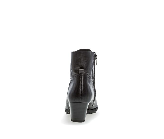 Gabor Damen  Schnürstiefelette Schwarz - Glattleder