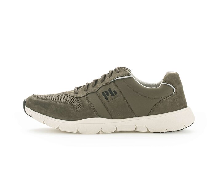 Pius Gabor Herren Sneaker Low Grün - Materialmix Leder/Textil