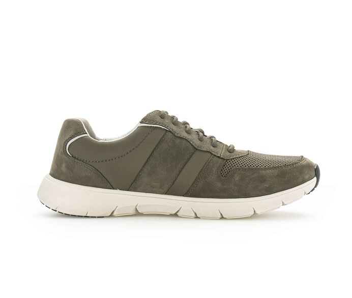 Pius Gabor Herren Sneaker Low Grün - Materialmix Leder/Textil