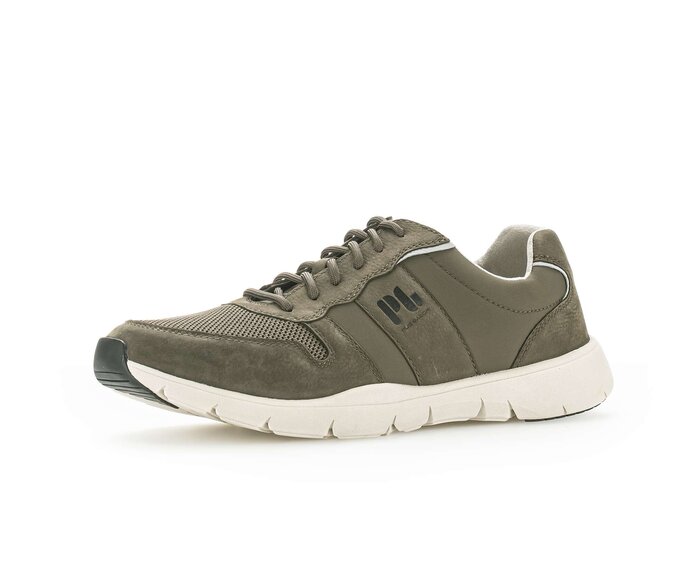 Pius Gabor Herren Sneaker Low Grün - Materialmix Leder/Textil