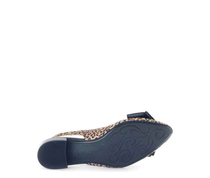 Gabor Damen  Slingpumps Multicolour - Materialmix Leder