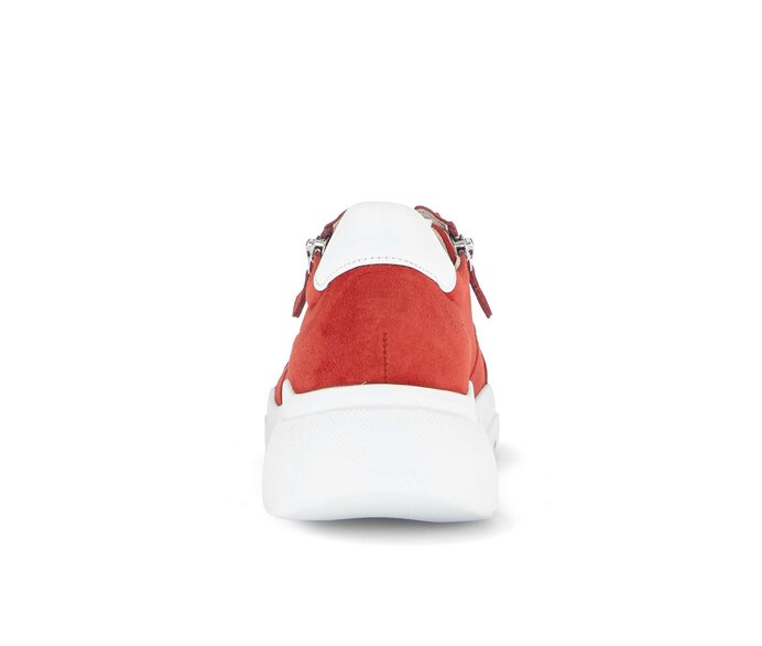 Gabor Damen  Sneaker Low Rot - Rauleder
