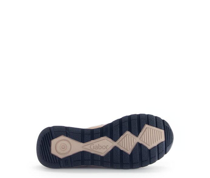 Gabor Damen  Sneaker Low Gold - Materialmix Leder