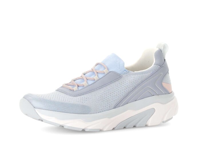 Gabor Damen  Sneaker Low Blau - Materialmix Leder/Lederimitat