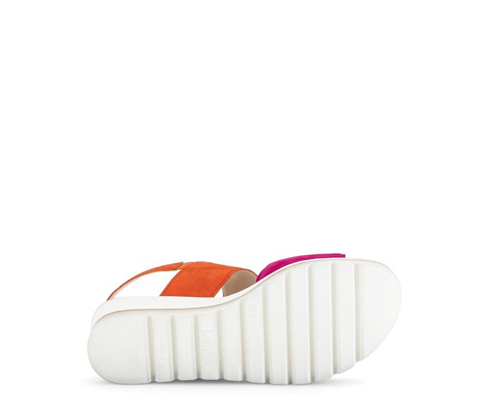 Gabor Damen  Plateau Sandale Multicolour - Rauleder