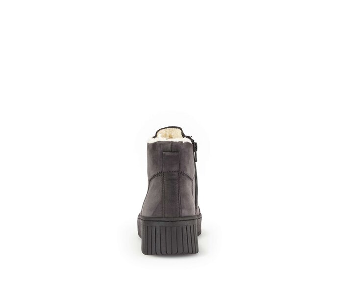 Gabor Damen  Sneaker High Grau - Rauleder