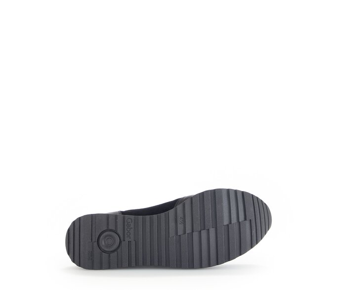 Gabor Damen  Sneaker Low Schwarz - Materialmix Leder