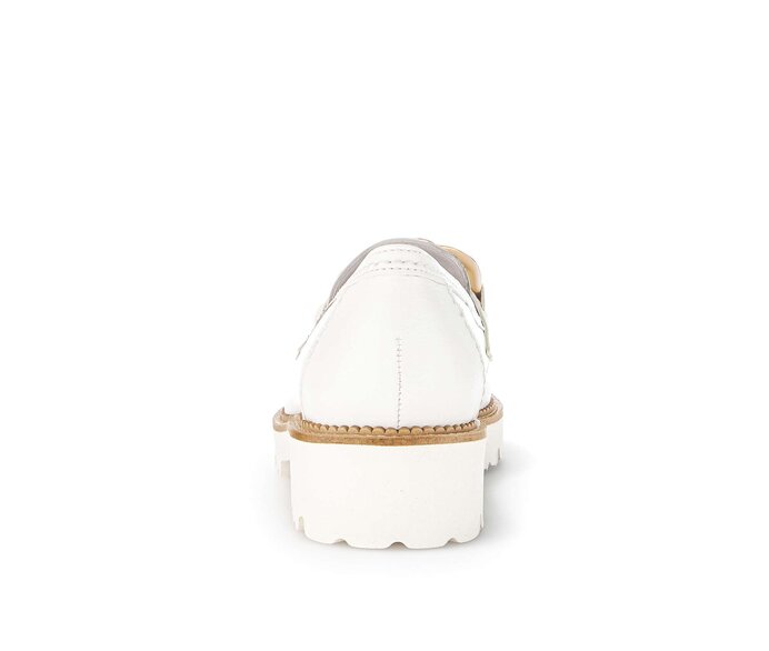 Gabor Damen  Loafer Creme - Glattleder