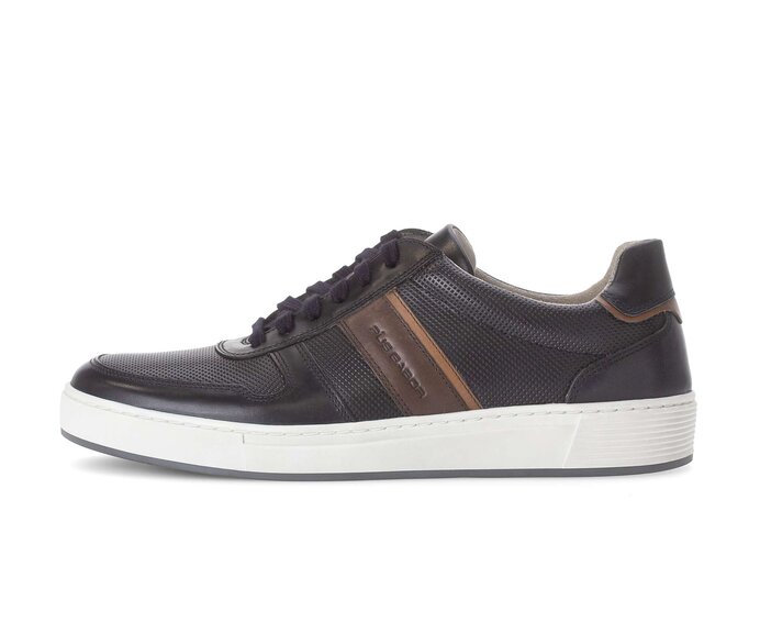 Pius Gabor Herren Sneaker Low Blau - Glattleder