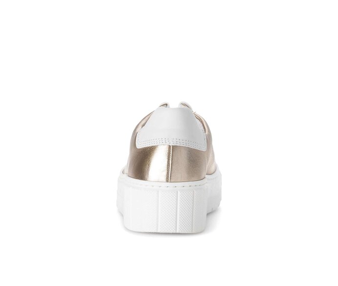 Gabor Damen  Sneaker Low Gold - Materialmix Leder