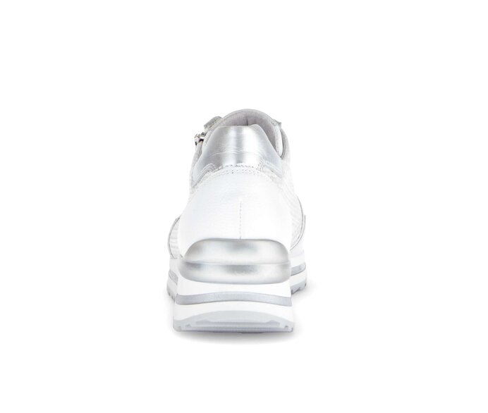 Gabor Damen  Sneaker Low Weiß - Materialmix Leder