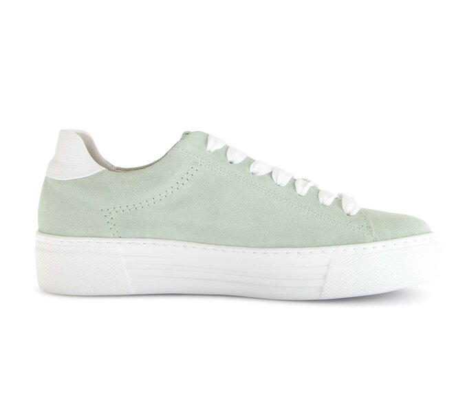 Gabor Damen  Sneaker Low Grün - Rauleder