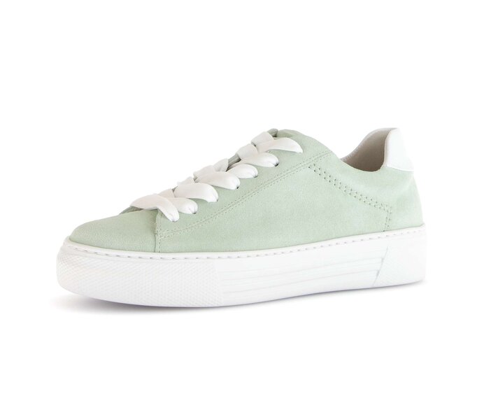 Gabor Damen  Sneaker Low Grün - Rauleder