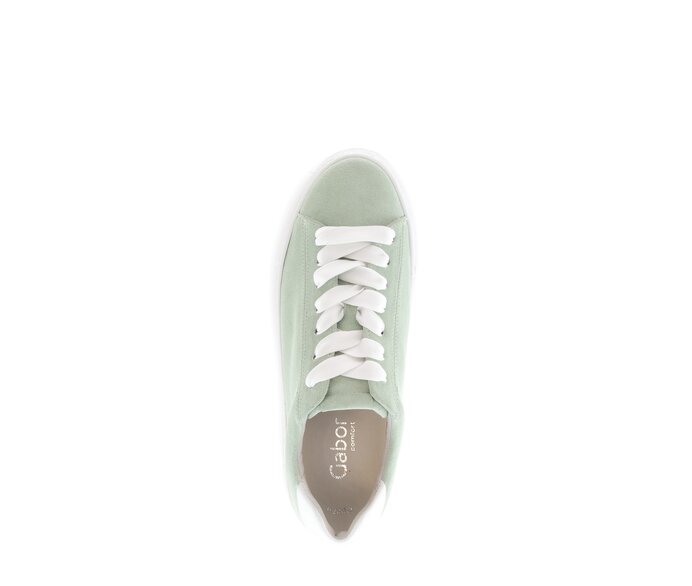 Gabor Damen  Sneaker Low Grün - Rauleder