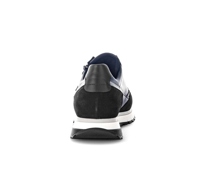Gabor Damen  Sneaker Low Blau - Materialmix Leder