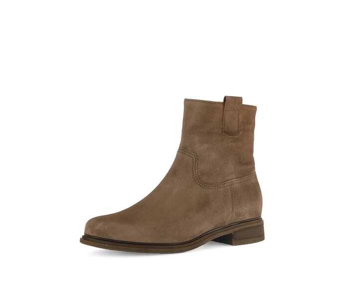 Gabor Damen  Elegante Stiefelette Braun - Rauleder