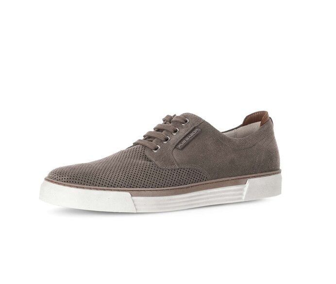 Pius Gabor Herren Sneaker Low Grau - Rauleder