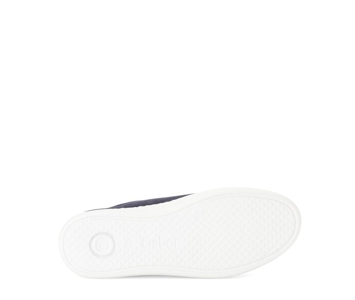 Gabor Damen  Sneaker Low Blau - Materialmix Leder