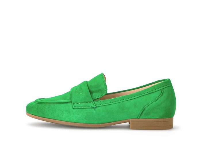 Gabor Damen Slipper Grün - Rauleder