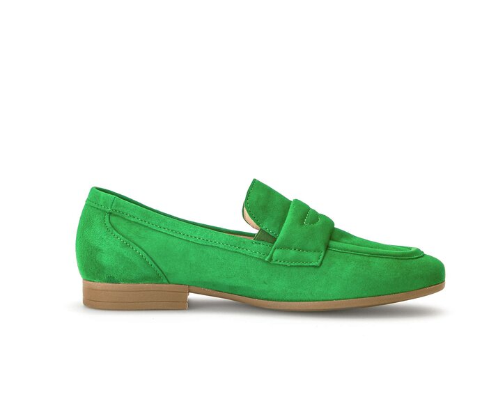 Gabor Damen  Slipper Grün - Rauleder