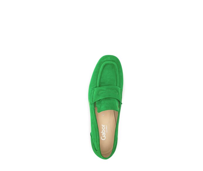 Gabor Damen  Slipper Grün - Rauleder