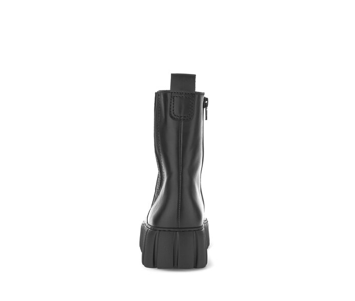 Gabor Damen  Plateau Stiefelette Schwarz - Glattleder