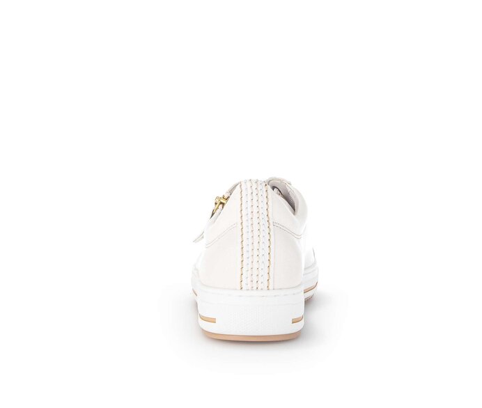 Gabor Damen  Sneaker Low Creme - Glattleder