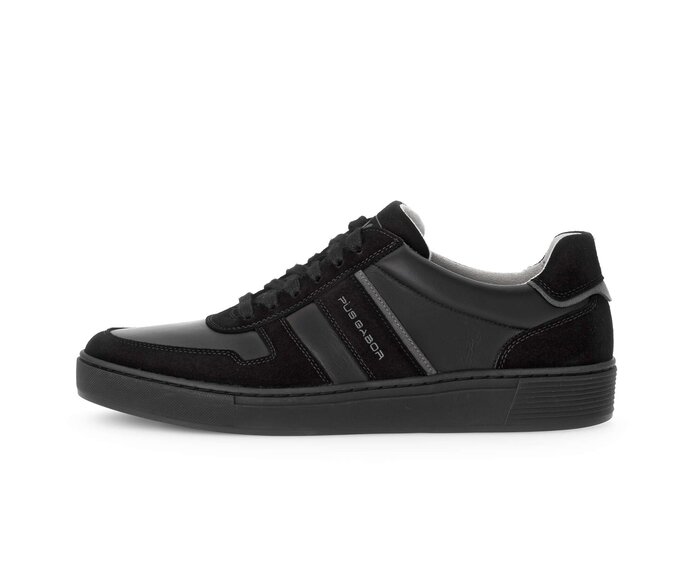 Pius Gabor Herren Sneaker Low Schwarz - Rauleder