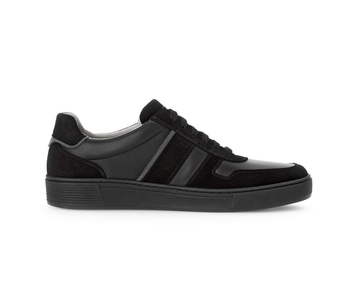 Pius Gabor Herren Sneaker Low Schwarz - Rauleder