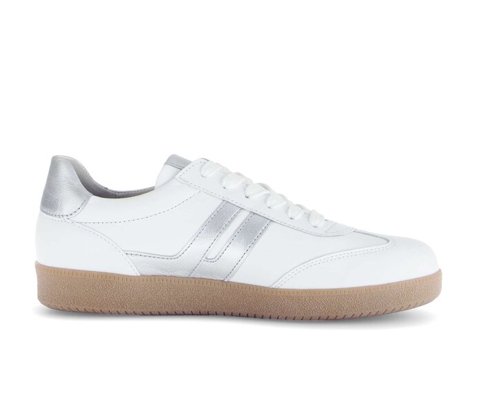 Gabor Damen  Sneaker Low Weiß - Materialmix Leder
