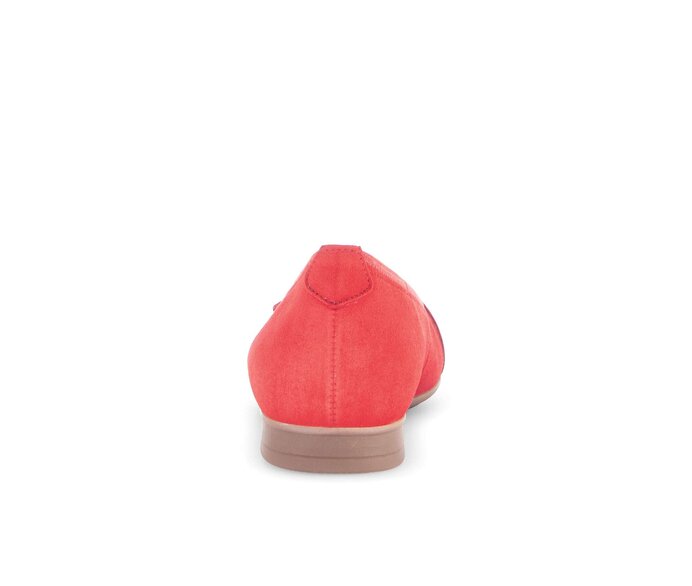 Gabor Damen  Eleganter Ballerina Rot - Rauleder