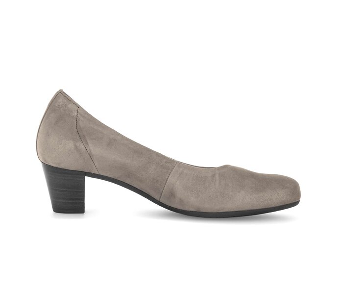 Gabor Damen  Eleganter Pumps Grau - Effektleder