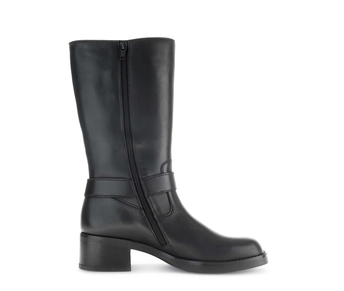 Gabor Damen  Cowboy Boots Schwarz - Glattleder