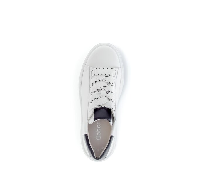 Gabor Damen  Sneaker Low Weiß - Glattleder