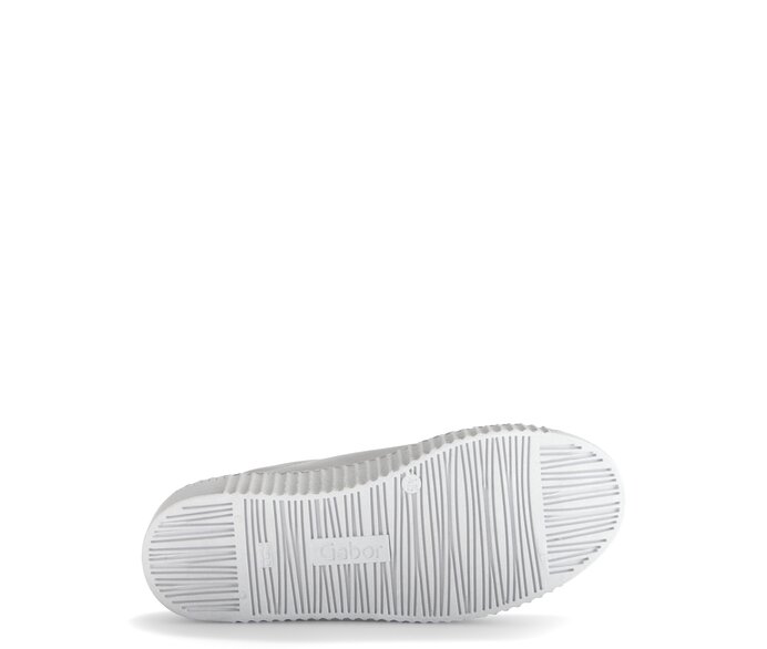 Gabor Damen  Sneaker Low Silber - Effektleder