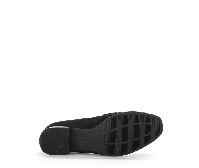 Gabor Damen  Hochfrontpumps Schwarz - Rauleder