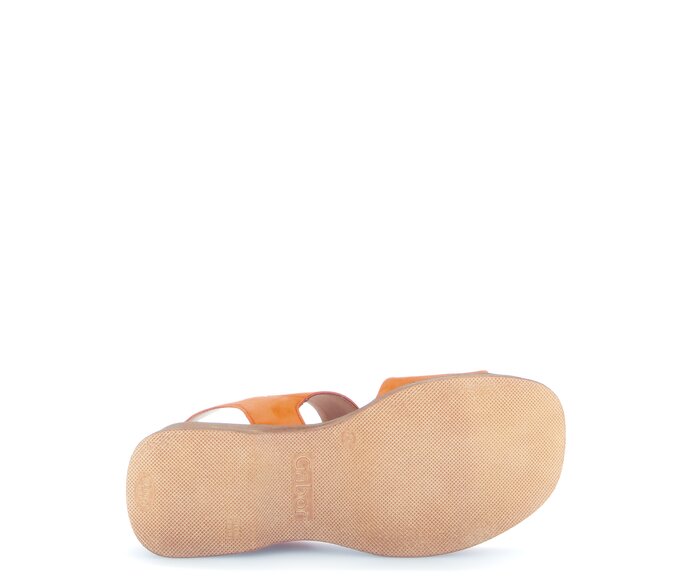 Gabor Damen  Riemchensandale Orange - Rauleder