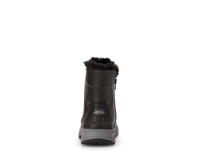 Gabor Damen  Winterstiefelette Schwarz - Glattleder